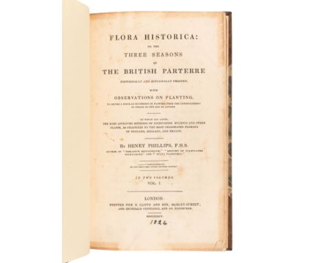 [GARDENING ALMANACS] -- [CALENDARS] -- [ENCYCLOPEDIAS]. A group of 10 works, including:JUSTICE, James, Sir. The British Garde