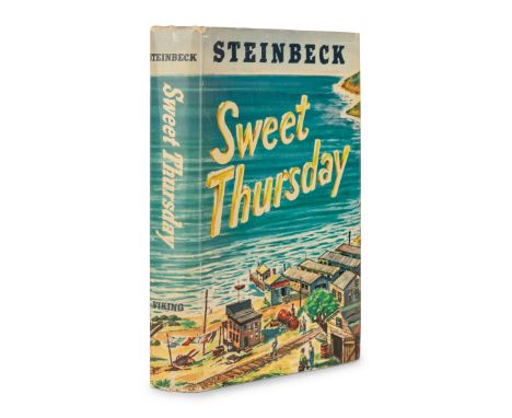 STEINBECK, John (1902-1968). Sweet Thursday. New York: The Viking Press, 1954.8vo. Original publisher's beige cloth stamped i