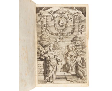 AMBROSINI, Giacinto (1605-1671). Phytologiae; hoc est De Plantis partis primae tomus primus. Bologna: sumptibus Haeredum Evan