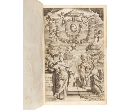 AMBROSINI, Giacinto (1605-1671). Phytologiae; hoc est De Plantis partis primae tomus primus. Bologna: sumptibus Haeredum Evan