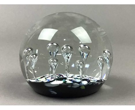 COLLECTION OF PAPERWEIGHTS,including Millefiori and Caithness Single Harlequin