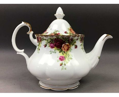 ROYAL ALBERT 'OLD COUNTRY ROSES' PART TEA SERVICEThe service appears to be marked for first, no major noticeable damage, some