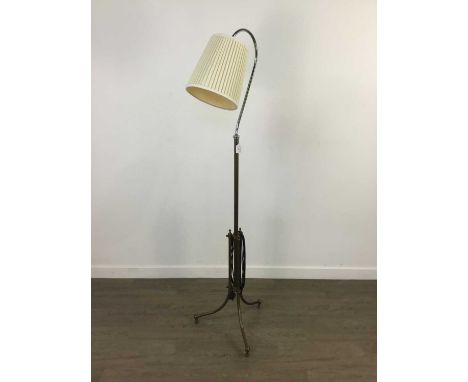 STANDARD LAMP,with cream shade 
