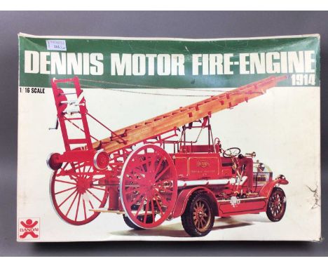 DENNIS MOTOR FIRE ENGINE,1914 model, along with Meccano, Airfix models and vintage games