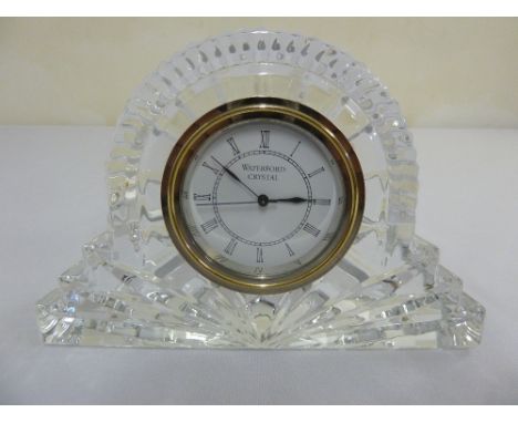 Waterford crystal mantle clock