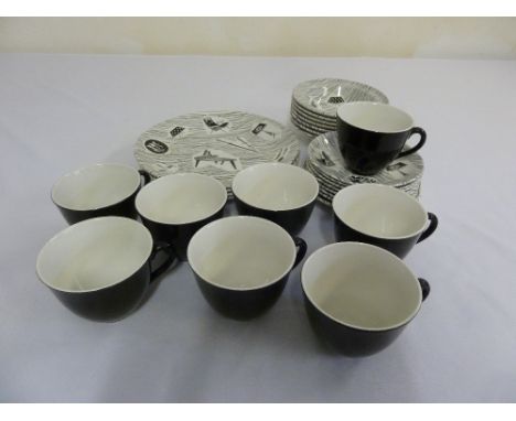 Ridgeway Potteries Ltd, Homemaker part dinner and coffee set to include plates, bowls, cups and saucers  (28)