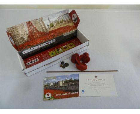 Paul Cummins Bloodswept Lands and Seas of Red ceramic poppy in original packaging, to include certificate and documentation