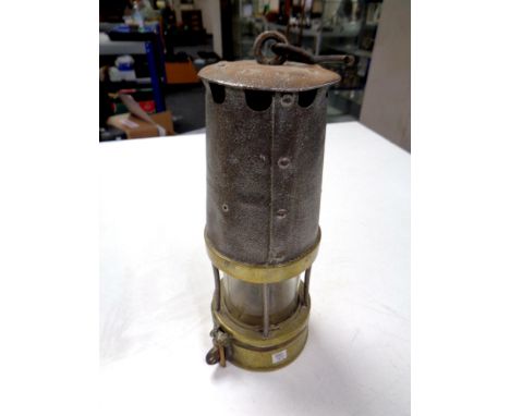 A vintage miner's lamp 