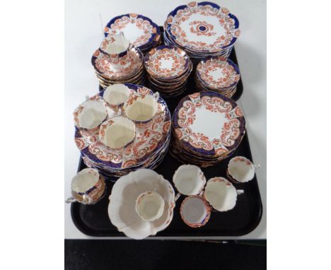 Two tray of a quantity of 19th century Aynsley tea china. 
