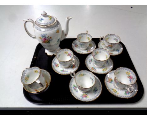 A fifteen piece Crown Staffordshire bone china tea service 