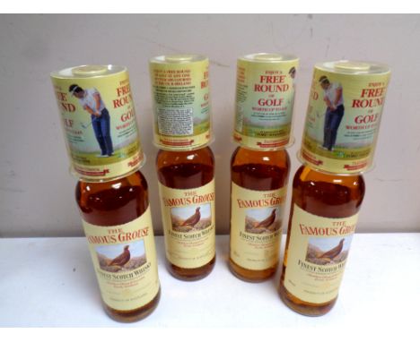Four bottles of The Famous Grouse Blended Scotch Whisky, 70 cl, sealed 