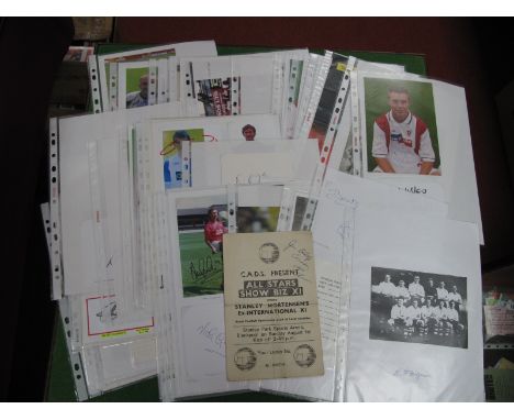 Rotherham United Autographs,  G. Guest, J. Galley, S. Goodwin, S. Goater, A. Hill, P. Hurst, K. Houghton, R. Ironside, B, Til