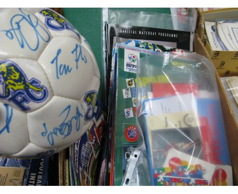 Euro 96 Programmes - Final, semi's quarter for A &amp; B groups, B.C &amp; D tournament guides and ephemera. 1993 F.A Cup and