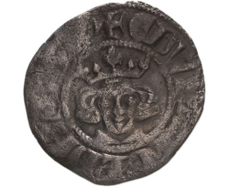 ENGLAND. Edward I, 1272-1307. Silver penny, ND 1279. London. New Coinage, class 1c. Obv: + EDW REX ANGL' DNS hYB, crowned bus