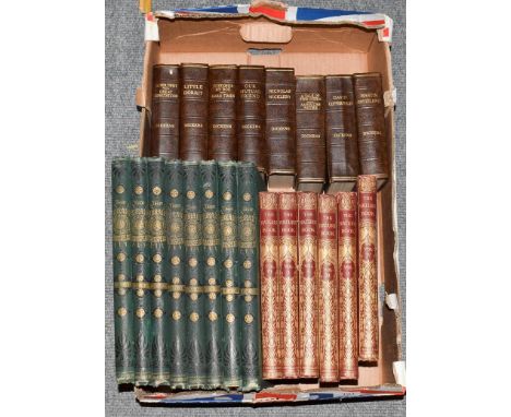 The Library Shakespeare, eight volumes, illustrated by Sir John Gilbert, George Cruickshank  and R Dudley, published William 