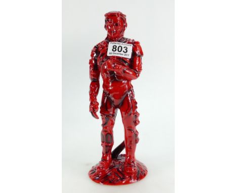 Peggy Davies Ruby Fusion large figure of a Spaceman.