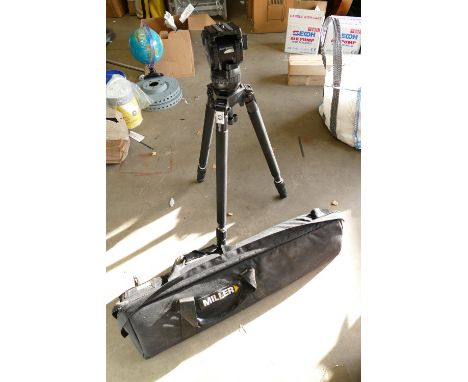 A Miller Compass 12 Tripod system with carry case and straps.

This lot is either a catalogue return, unclaimed good or a des