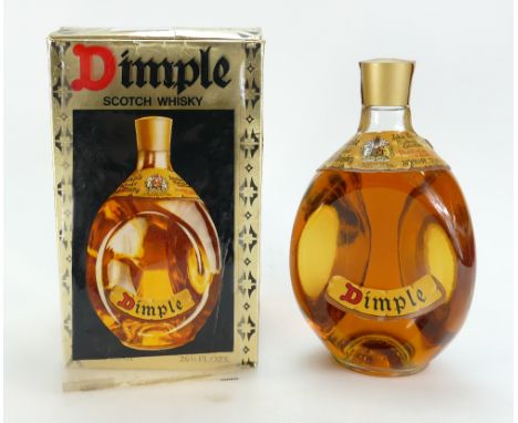 1960s bottle of Dimple scotch whisky unopened in original box