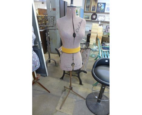 A dressmaker's mannequin