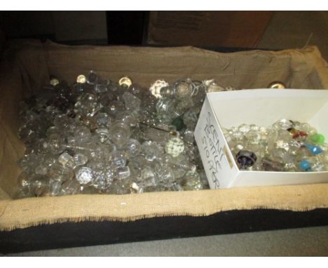 Large collection of 19th and 20th Century glass decanter stoppers
