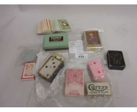 Bag of rare miniature vintage playing cards