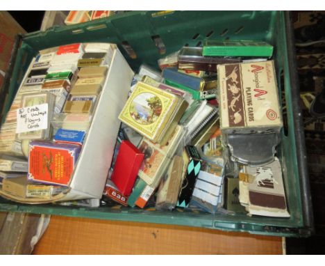Large quantity of various assorted playing cards