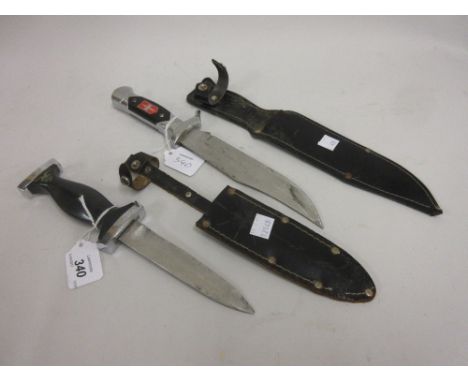 Third Reich style dagger with Solingen blade together with another