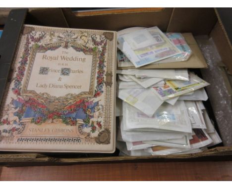 Box containing a mainly mint Commonwealth and Royalty issues stamp collection