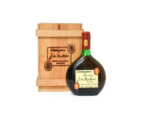 J. de Malliac 1912 Armagnac Hors d'age (one bottle)