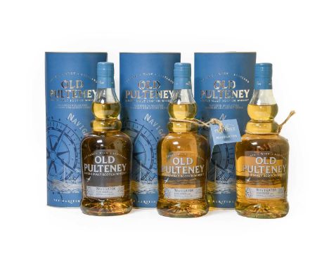 Old Pulteney "Navigator" Single Malt Scotch Whisky, a 2013 release alongside the sponsorship of a yacht in the Clipper Round 