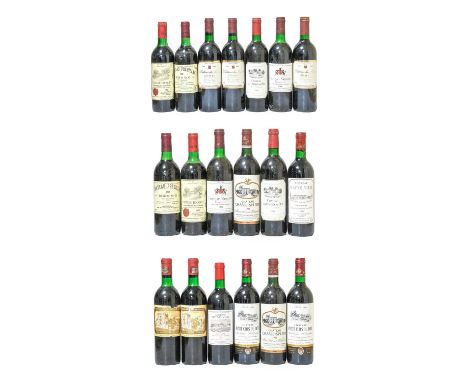 Château Ducru-Beaucaillou 1973 Saint Julien Médoc (two bottles), Château Chasse-Spleen 1986 Moulis en Médoc (two bottles), Ch