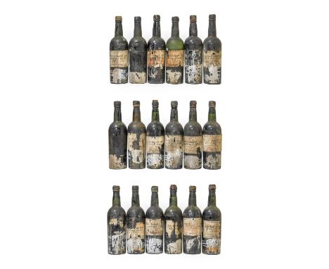 Tuke Holdsworth 1947 Vintage Port (eighteen bottles)This lot is not subject to return, sold as seen.  All bottles with damage