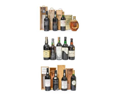 Graham's 1966 Vintage Port (one bottle), Taylor's 1970 Vintage Port (one bottle), Borges 1980 Vintage Port (one bottle), Skef
