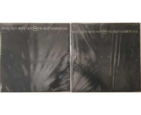 THE VELVET UNDERGROUND - WHITE LIGHT/WHITE HEAT - ORIGINAL US AND UK PRESSINGS PACK. A pack of 2 x LPs. Catalogue numbers inc