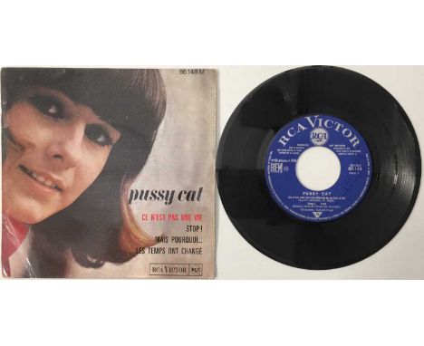 PUSSY CAT - CE N'EST PAS UNE VIE EP (ORIGINAL FRENCH COPY - RCA VICTOR 86.148M). Scarce Mod/Chanson Dancer from Pussy Cat wit
