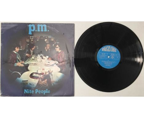 NITE PEOPLE - P.M. LP (ORIGINAL UK COPY - PAGE ONE POLS 025). The exceedingly scarcely seen original UK copy of the only 1970