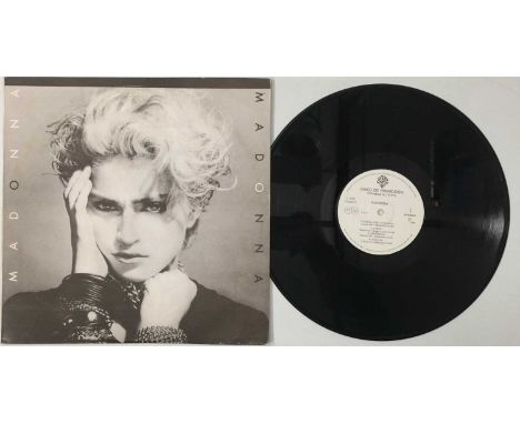 MADONNA - MADONNA LP (ORIGINAL PERUVIAN PROMO COPY - WARNER Y-WBR-0123867.8). Great addition to any serious Madonna collectio