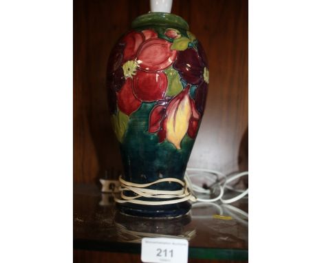 A MOORCROFT LAMP