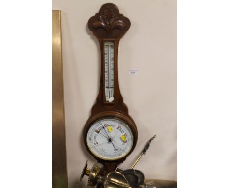 AN OAK BAROMETER 