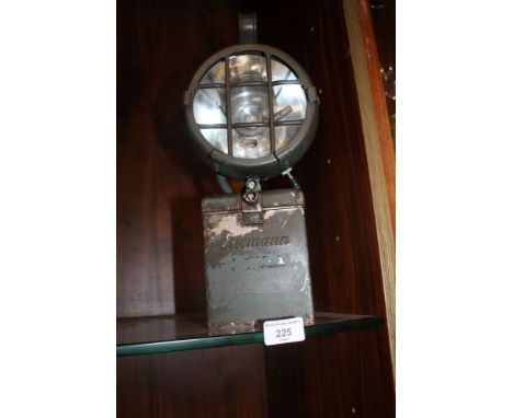 A VINTAGE EISEMANN SPOT LAMP