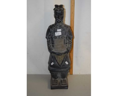 Reproduction Chinese resin model of a Terracotta Soldier