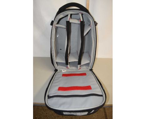 An SLR camera and lens bag