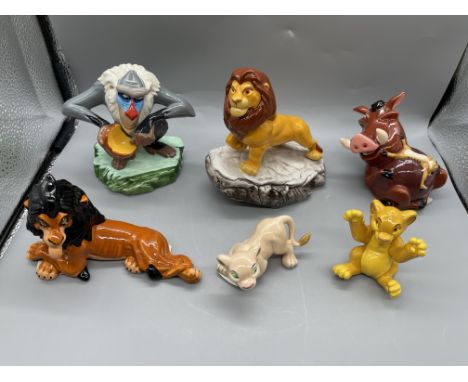 Six Lion King Ceramic Porcelain Disney Figurines.
All in great condition, no damage