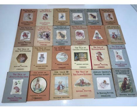 Collection of 24 Beatrix Potter Tale Books with Peter Rabbit's Book Shelf
All proceeds from this lots will be given to Haven 