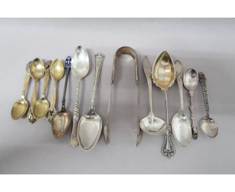 A quantity of silver flatware 