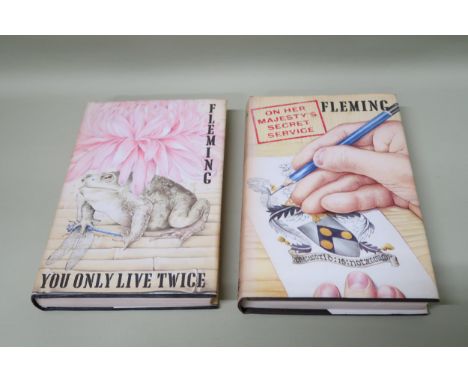 Fleming Ian, First editions of On Her Majesty's Secret Service and You Only Live Twice, both editions with original dust jack
