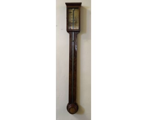 A walnut cased C. Bogial Fecit barometer. Height 92cm.