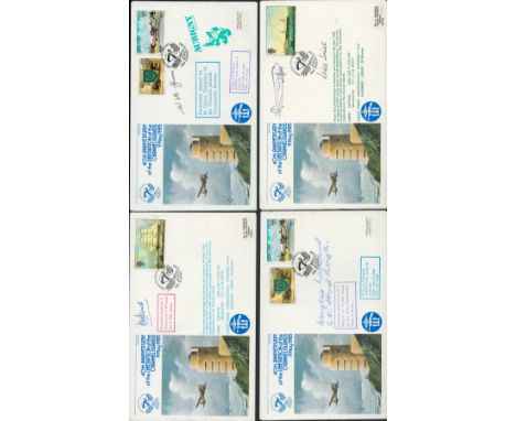 Anniversary of the Liberation of the Channel Islands Collection of 7 FDCs signatures include Richard Mayne, D M Parratt, R A 
