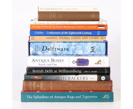 To include books on delftware, furniture and candlesticks, (12).