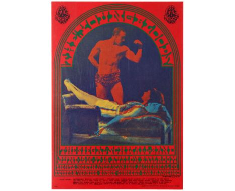 Original vintage music advertising poster for a concert by The Youngbloods at the Avalon Ballroom in 1967 with supporting act